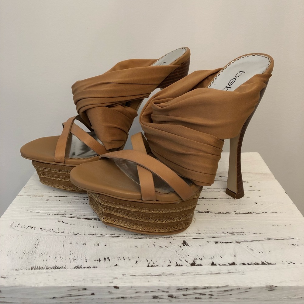 Bebe slide on heels